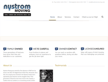 Tablet Screenshot of nystrommoving.com